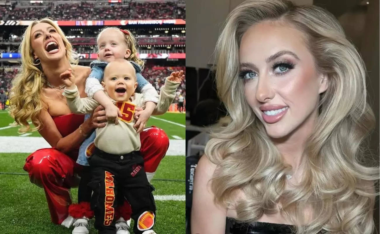 New mom Brittany Mahomes enjoys New Orleans aquarium day with kids