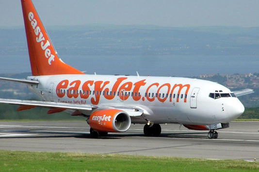 A photo of an easyjet plane