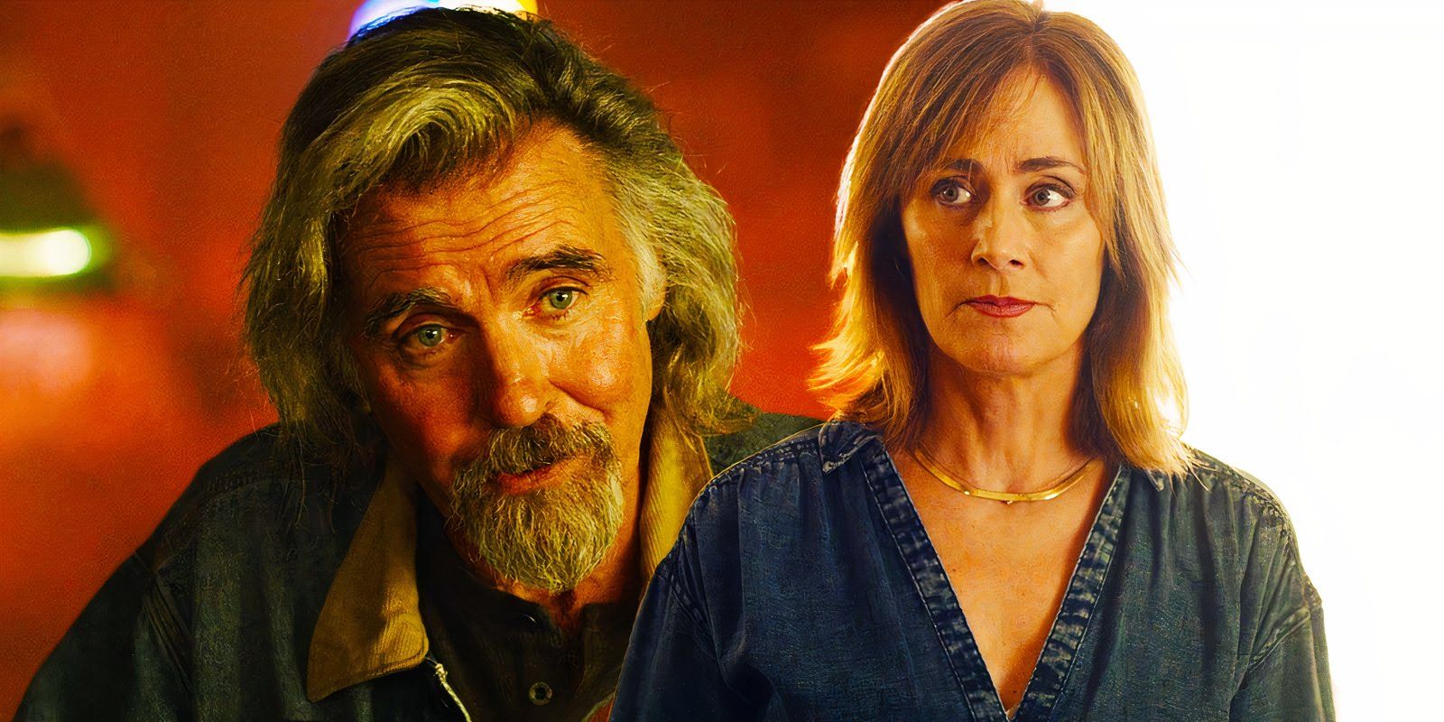 Jeff Fahey as Walter and Diane Farr as Sharon in Fire Country season 3, episode 10-1