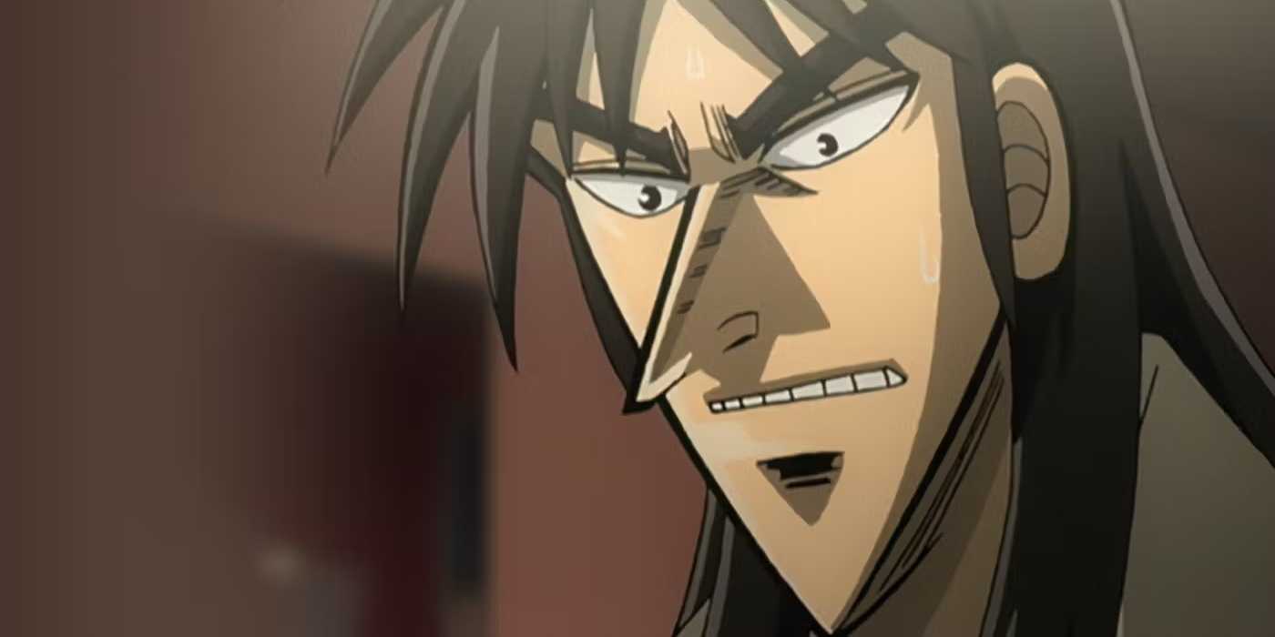 kaiji ito makes a face of concentration