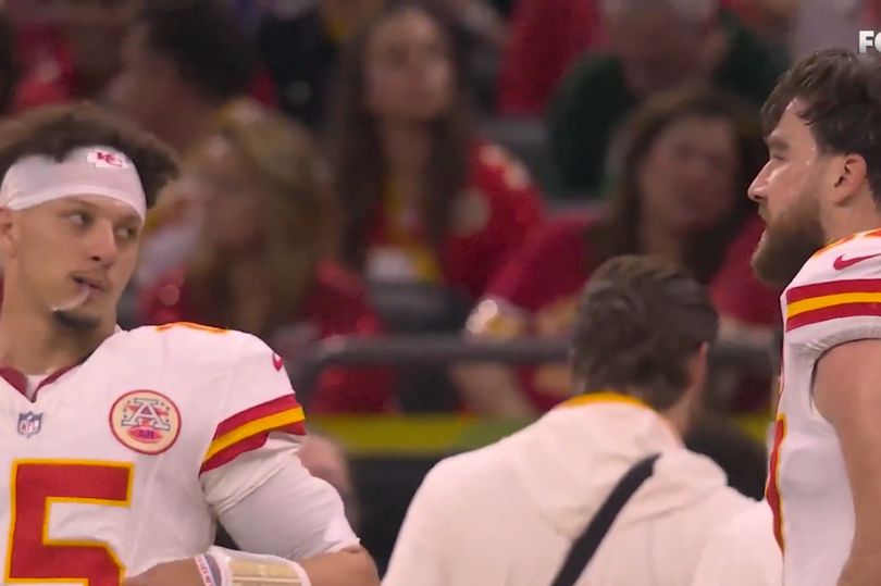 Patrick Mahomes and Travis Kelce looked stunned during their Super Bowl loss