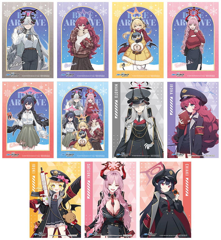 ブルーアーカイブ 韓国限定 缶バッジ サツキ チアキ マコト イロハ イブキ ブルアカ」万魔殿のマコト、イロハ、イブキ、サツキ、チアキの