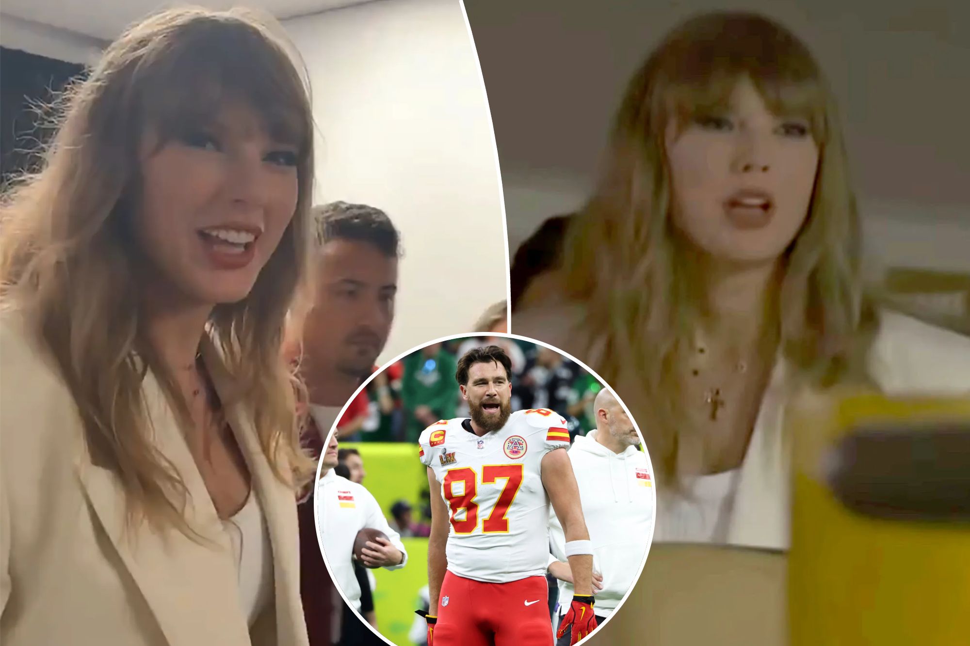 Taylor Swift arrives at Super Bowl 2025 to cheer on Travis Kelce