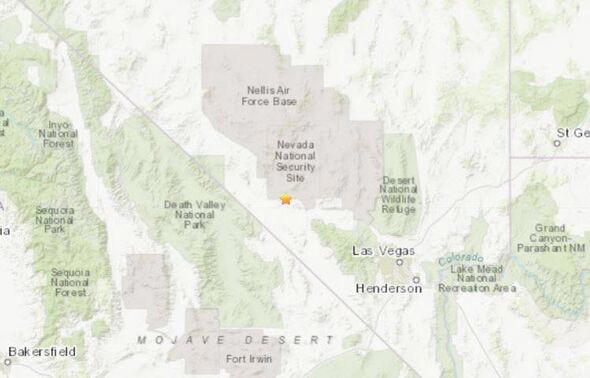 Earthquake today las vegas