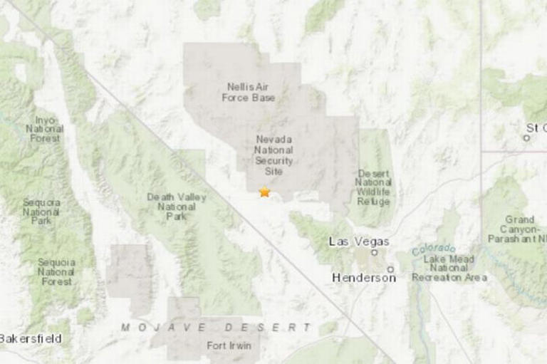 Largest earthquake in vegas