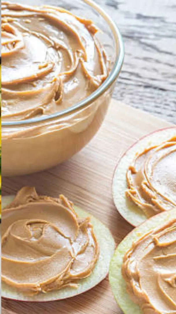 Apple and peanut butter wrap