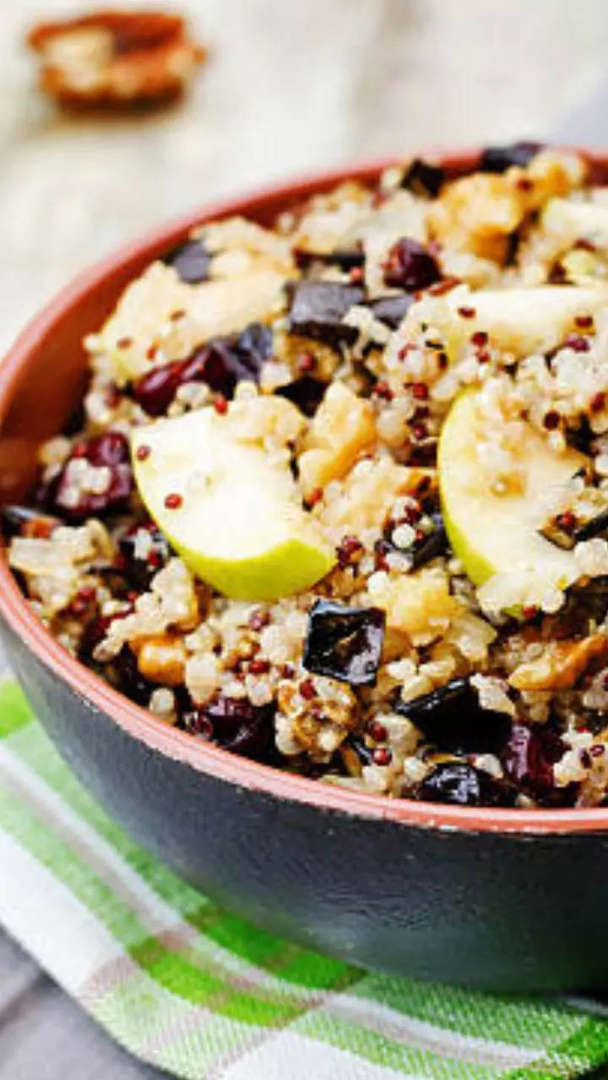 Apple quinoa bowl