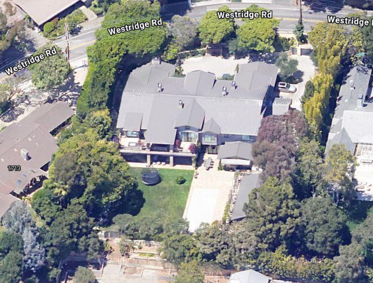 kendrick lamar google maps brentwood home