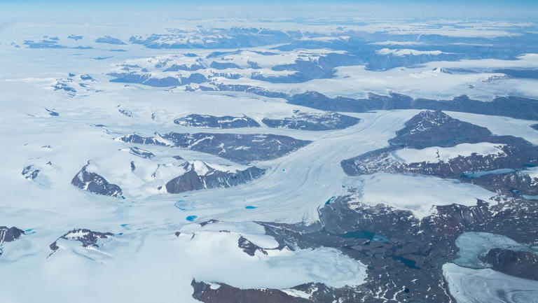 Greenland Ice Sheet di Greenland