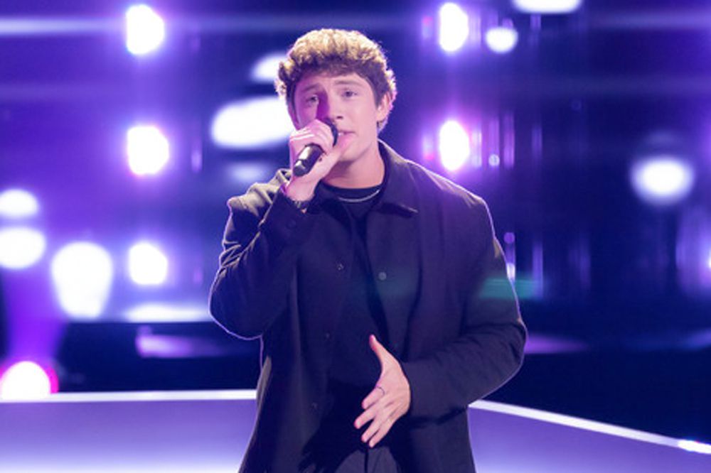 Christine Bartolucci/NBC Britton Moore competes on 'The Voice' Blind Auditions part 2