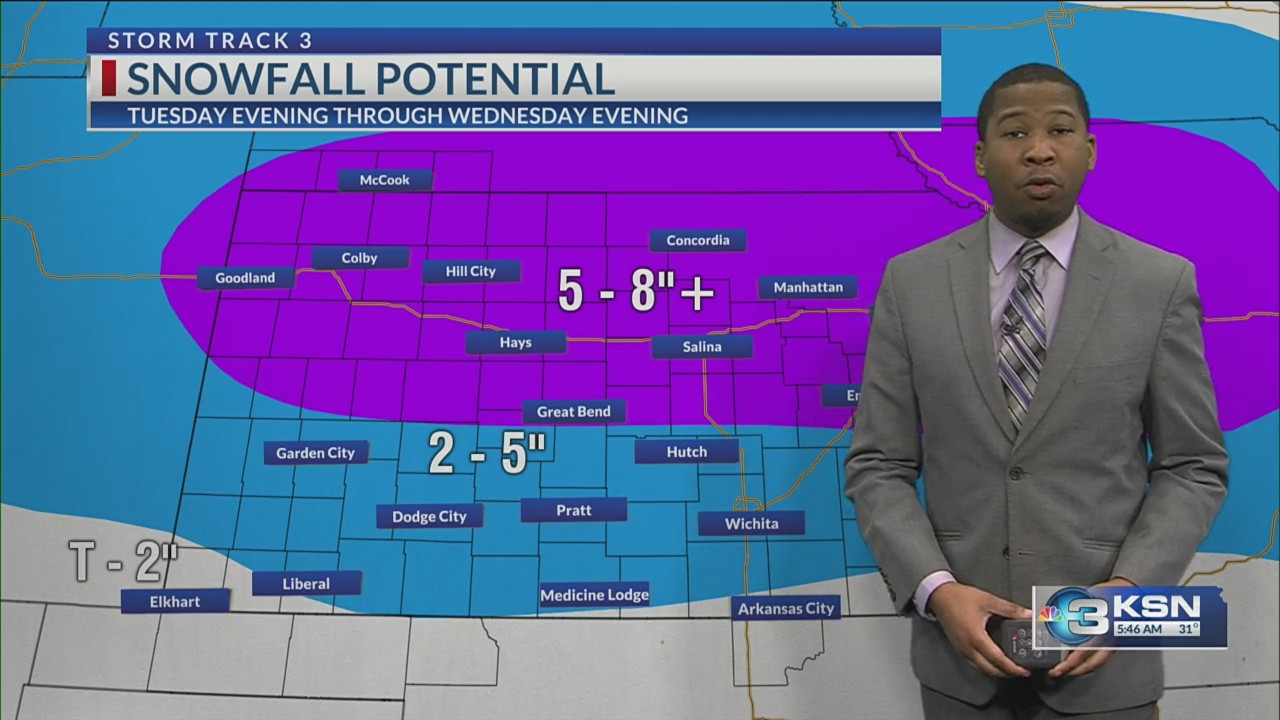 Tuesday morning forecast