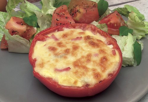 Überbackene Tomaten