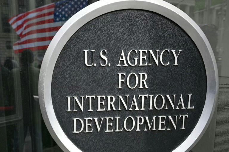 L'entrée du siège de l'Agence des États-Unis pour le développement international (USAID) à Washington, le 3 février 2025