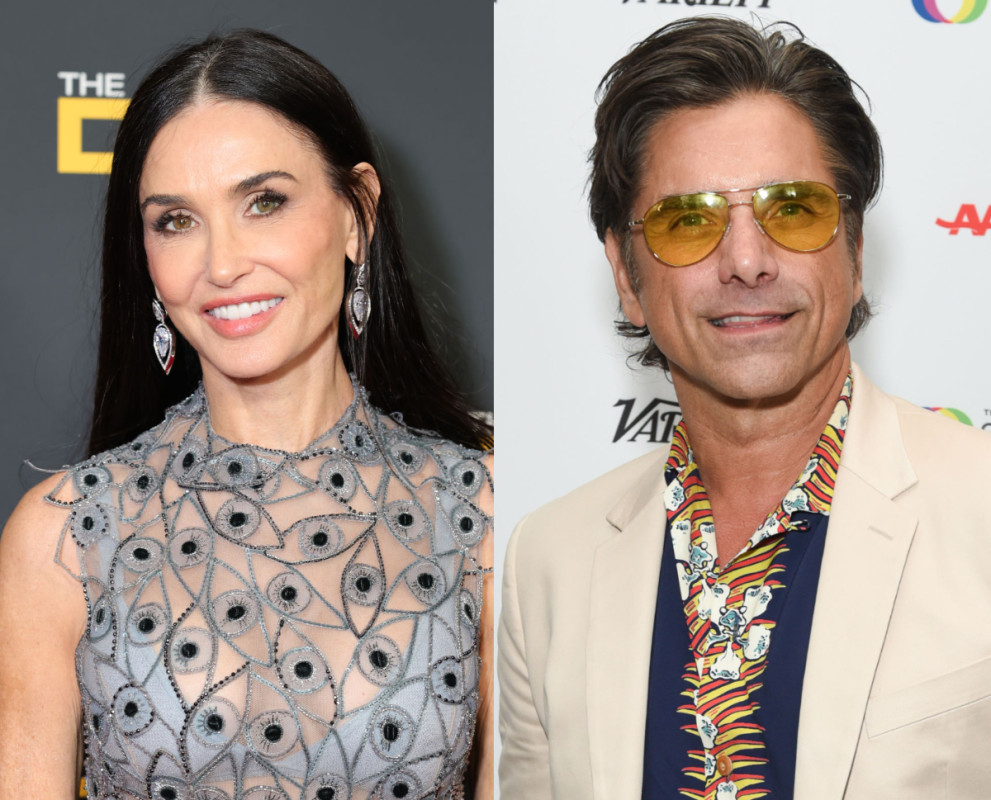 Demi Moore and John Stamos Delight With 'General Hospital' Reunion