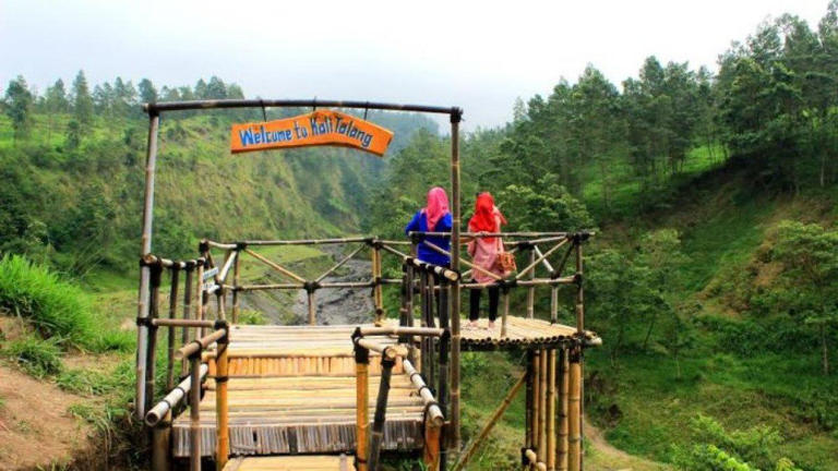 Puncak Kali Talang, Klaten. (TRIBUN JOGJA/ Gilang Satmaka)