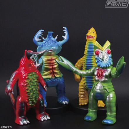 B857】 ブルマァク イカルス星人 高23cm ソフビ ウルトラマン