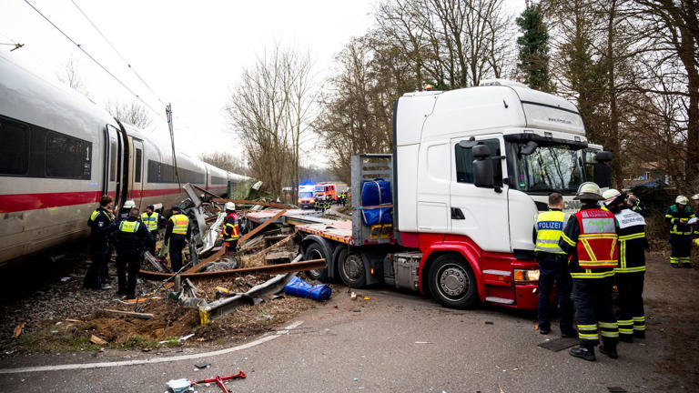 The scene of the collision. Pic: Daniel Bockwoldt/picture-alliance/dpa/AP Images