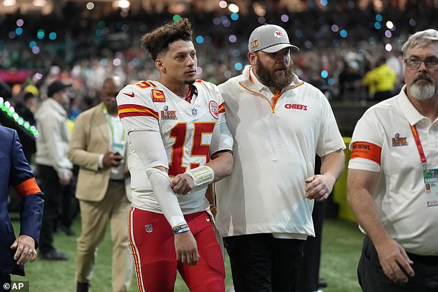 Mahomes blamed nobody but himself after the Chiefs lost the Super Bowl to the Eagles