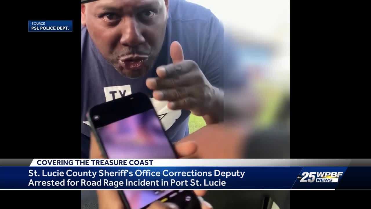 Cellphone video shows St. Lucie County corrections deputy in offduty