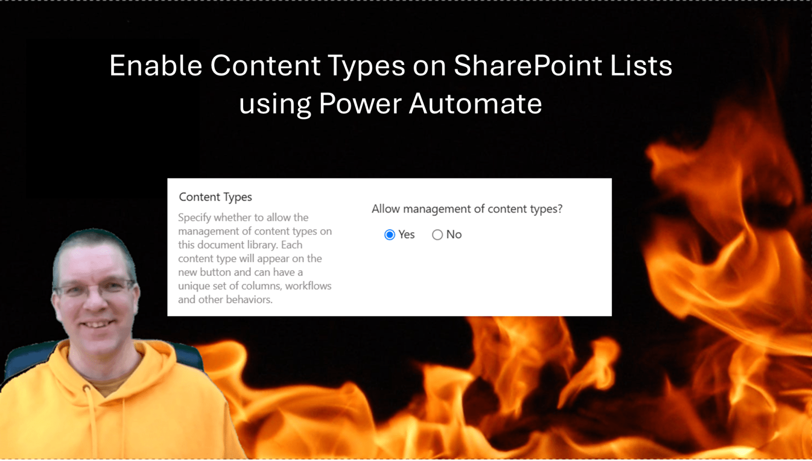 Allow Management Of Content Types On SharePoint Lists Using Power Automate