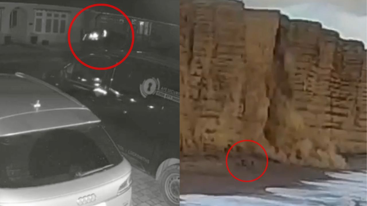 Gaping Sinkholes and Landslips Shocking Footage Emerges Across UK