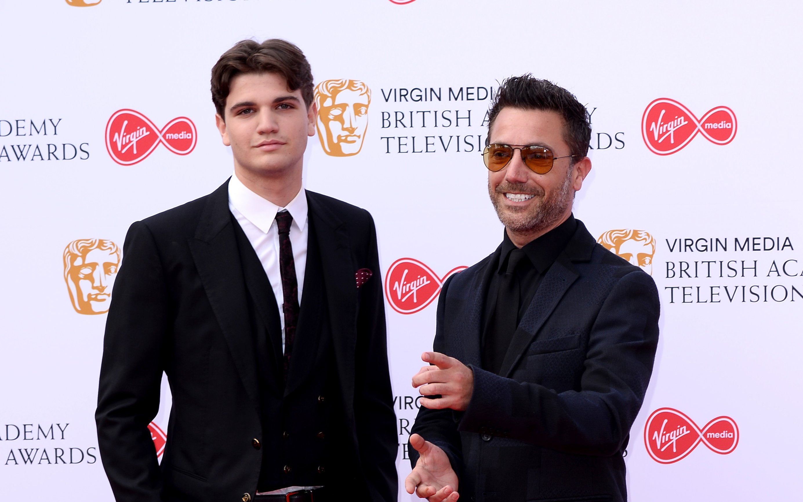 Gino D’Acampo pictured with his son Luciano (Getty Images)