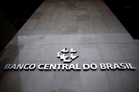 Logotipo do Banco Central do Brasil na sede da instituição, em Brasília 18/12/2024 REUTERS/Adriano Machado