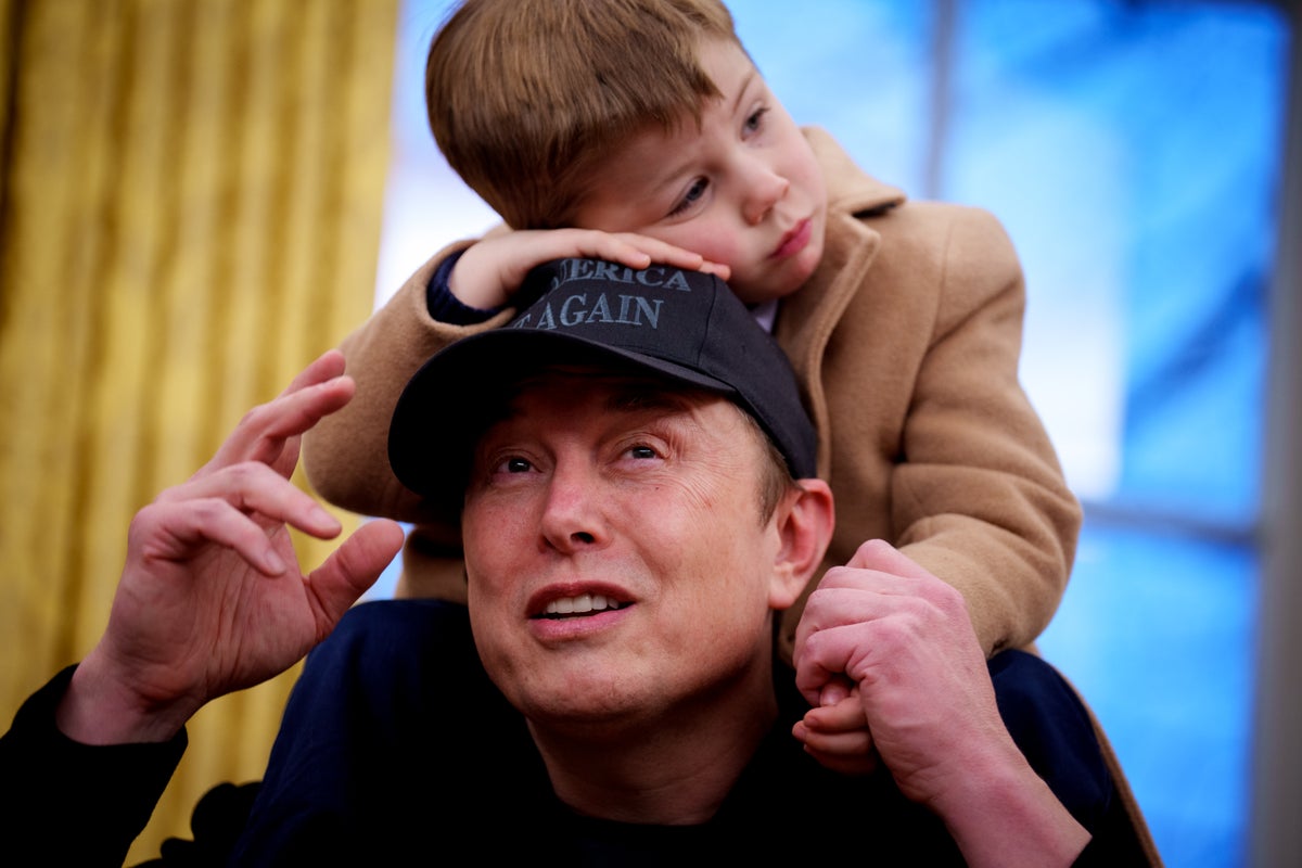 Musk's four-year-old son tells Trump crowd 'shut your mouth' as he  interrupts press conference