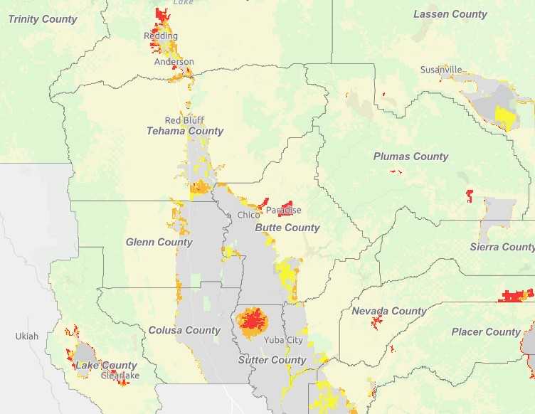 New California wildfire maps See - AA1yVDGb.img