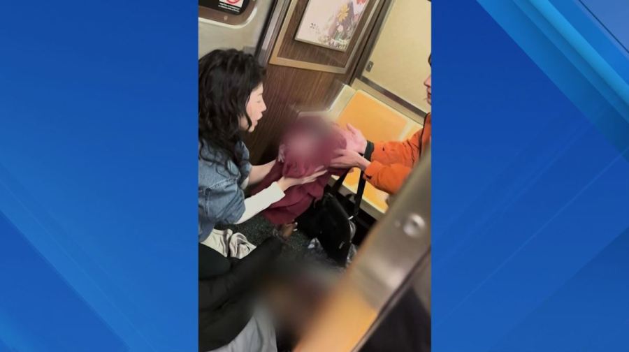Woman gives birth to baby on NYC subway train