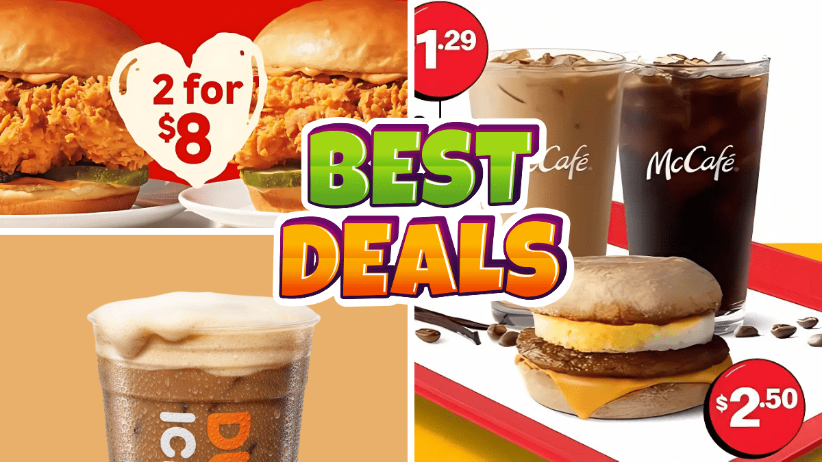 February's Hottest Fast Food Deals from Dunkin', McDonald's, and More