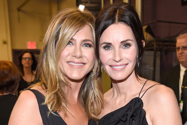Kevin Mazur/Getty Jennifer Aniston and Courteney Cox in Hollywood, California, on June 7, 2018