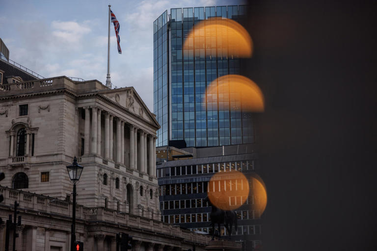 英格兰银行在其伦敦总部储存了大量金银。