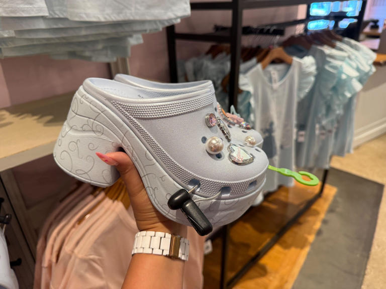 海外【Disney】Cinderella Platform Clogs for Adults by Crocs Cinderella Platform Clogs for Adults by Crocs | Disney Store