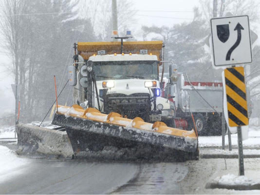  Ottawa city snow plow during a snow storm in a file photo.