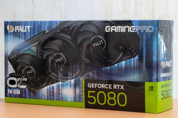 【動作確認のみ】PALIT GEFORCE RTX5080 GAMINGPRO GeForce RTX 50シリーズ搭載カードをPalitが発表。定格版と