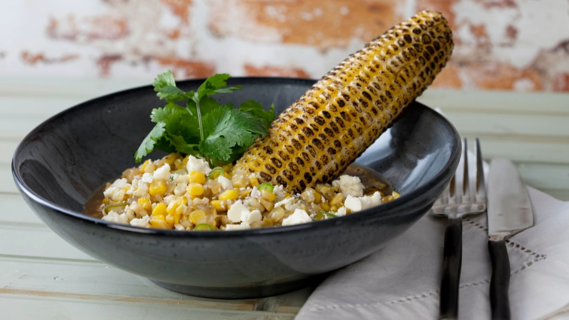 Cremiger Maissalat, ein erfrischender Beilage