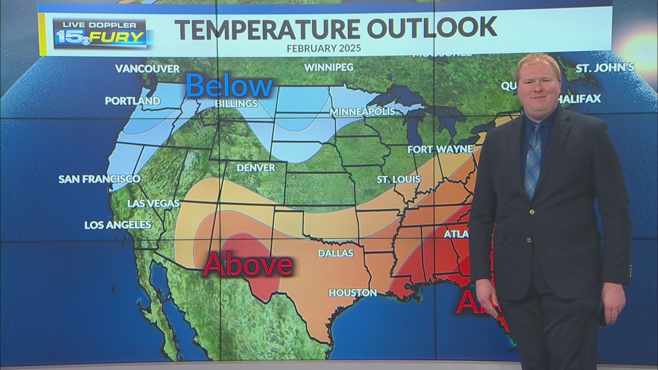 February 2025 weather preview