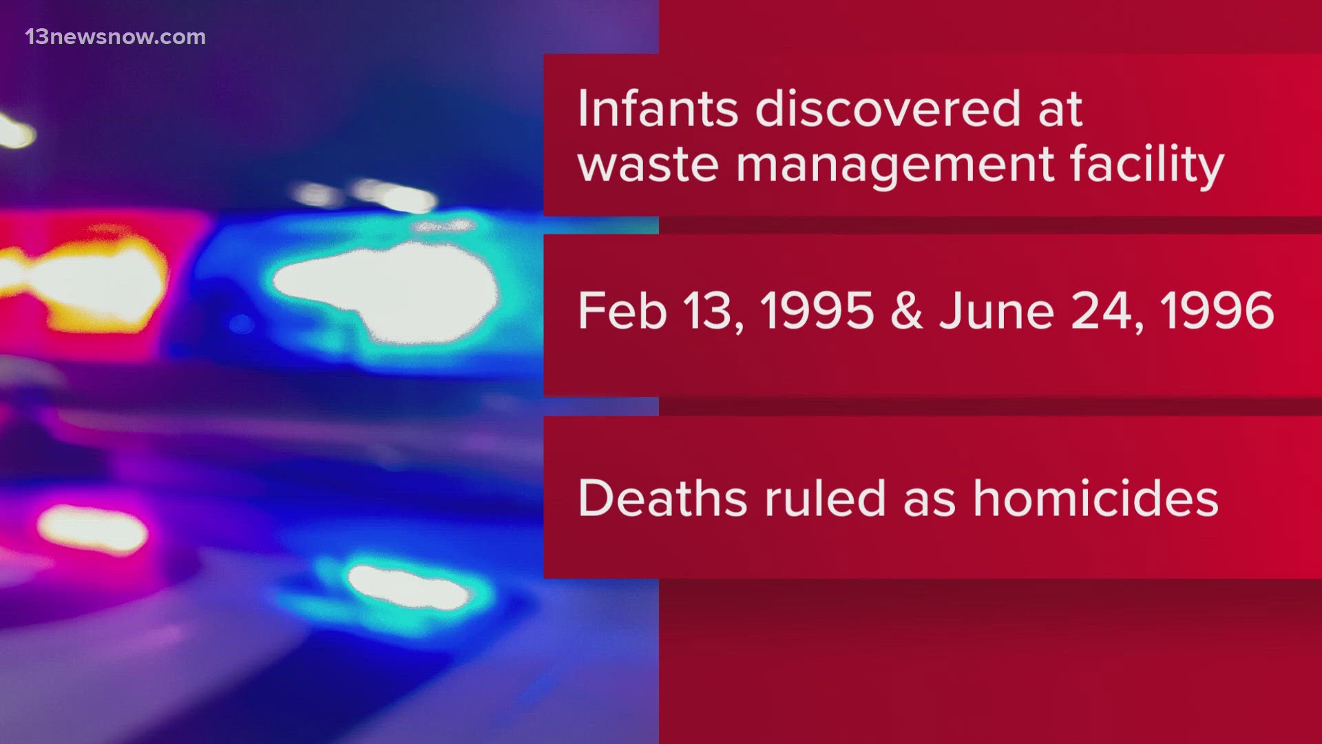 Portsmouth police exhuming infant remains in 90s cold cases