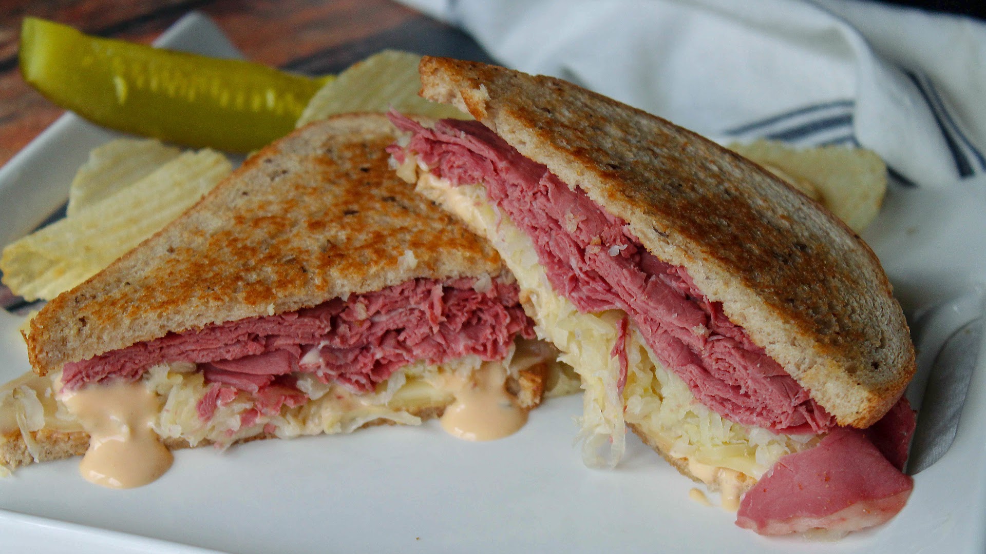 Colleen's directions for this classic deli-style Reuben sandwich are ...