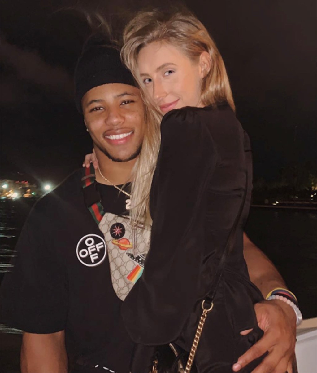 Saquon Barkley reveals engagement to girlfriend Anna Congdon before