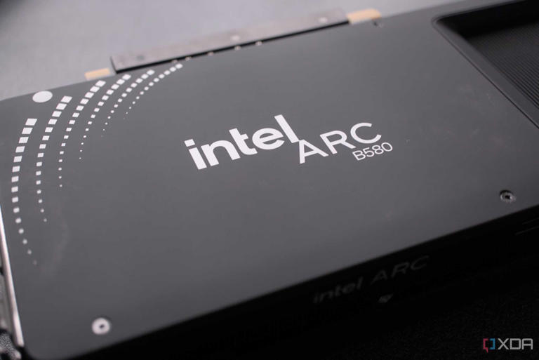 Intel Arc B580 backplate