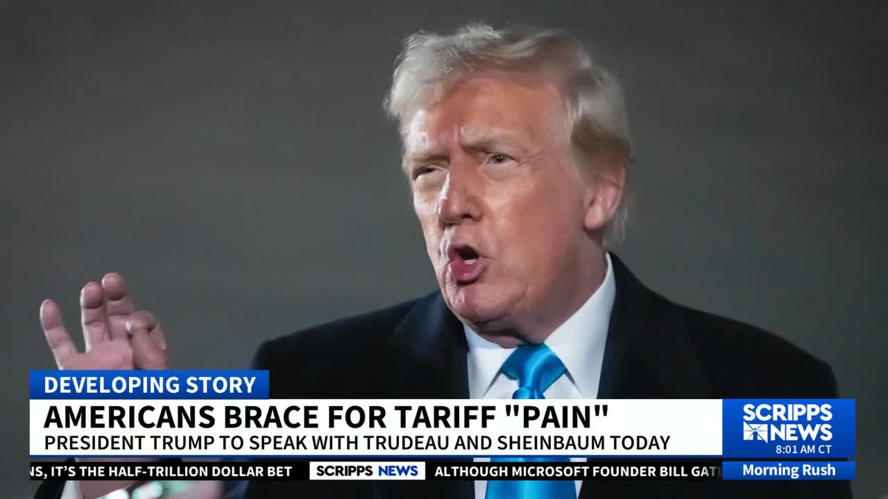 Americans brace for tariff "pain"