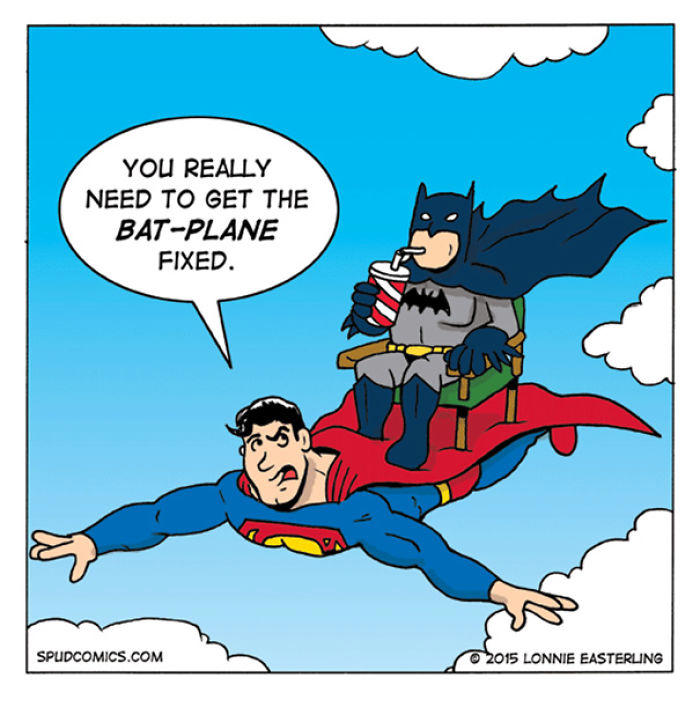 52 funny comic strips by Spud Comics