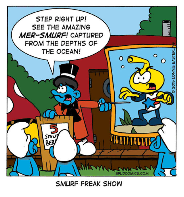 52 funny comic strips by Spud Comics