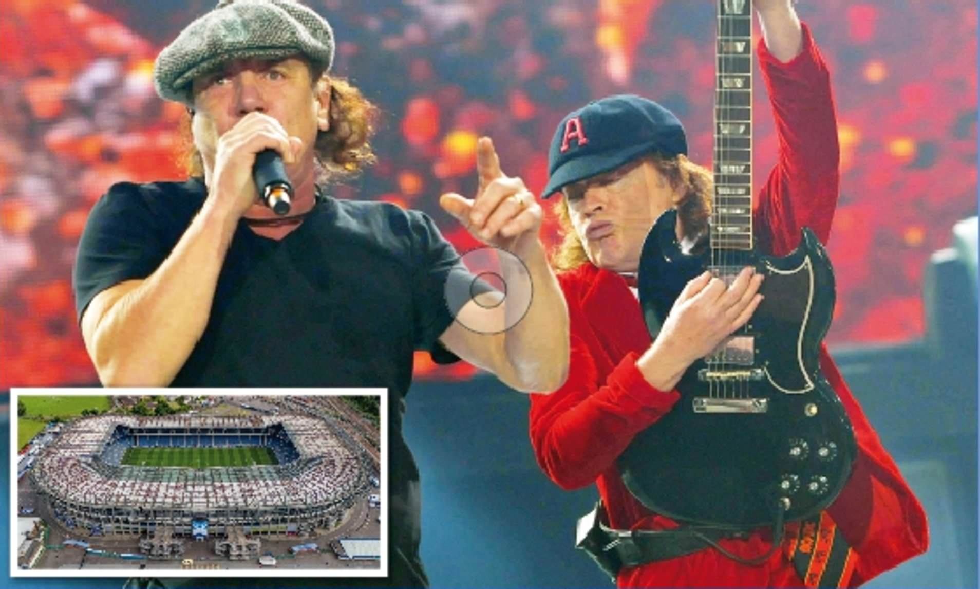Rock legends AC/DC announce huge concert at home of Scottish rugby