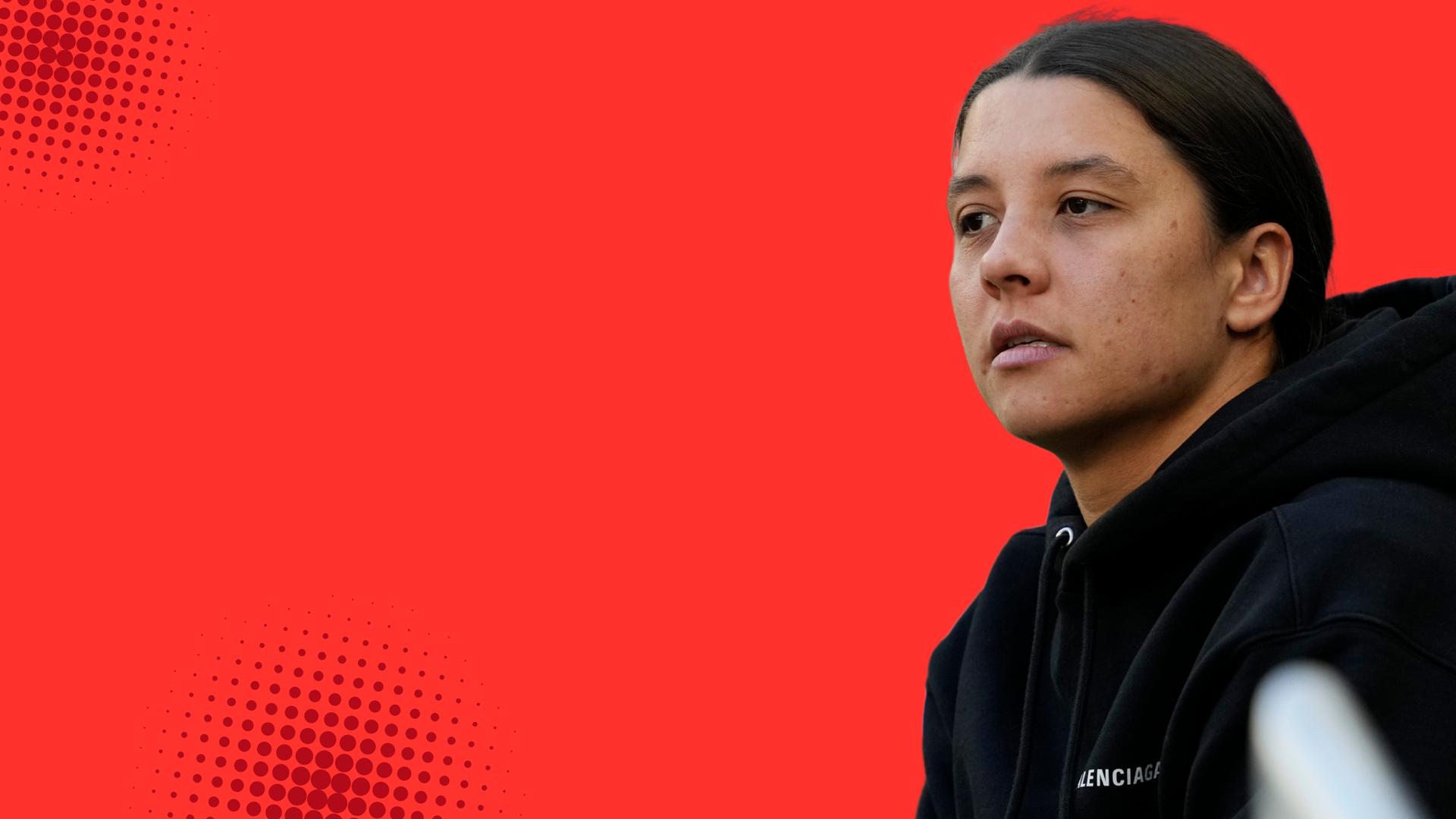 Chelsea and Australia star Sam Kerr arrives for her racial harassment