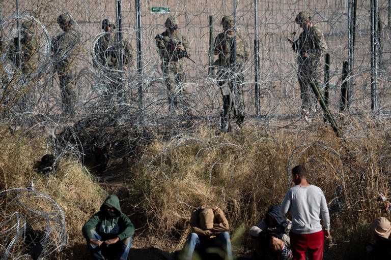 Federal agents have stepped up their presence at the US southern border since President Trump took office in January. Omar Ornelas / El Paso Times / USA TODAY NETWORK via Imagn Images