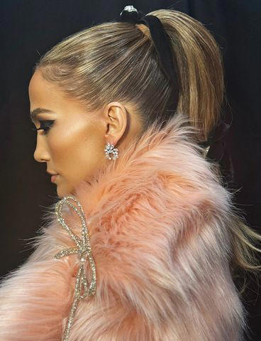Rob Zangardi/Instagram Jennifer Lopez shows off the details of her 2025 Grammys outfit change