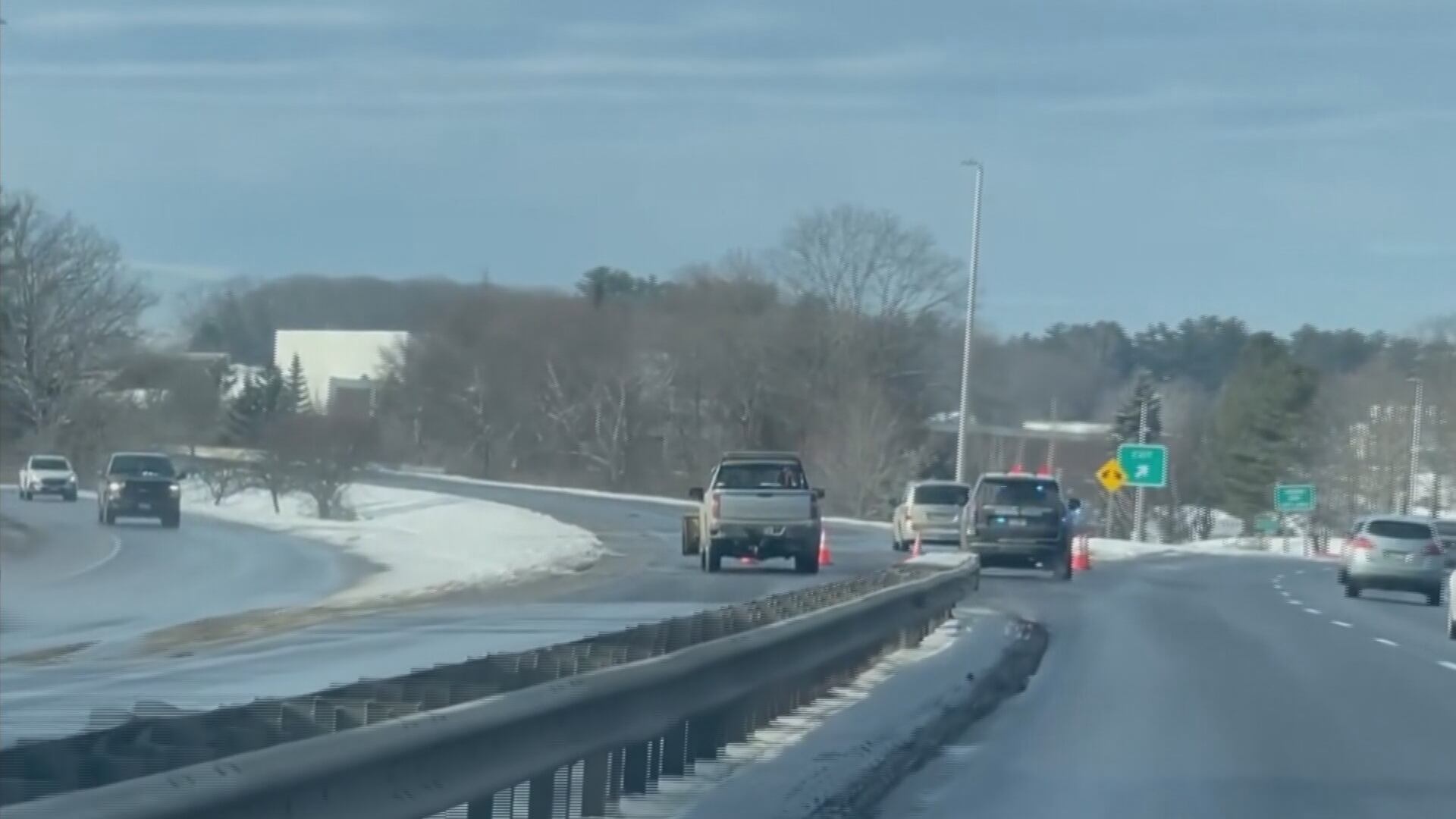 Pedestrian struck by minivan while walking across Veterans Memorial